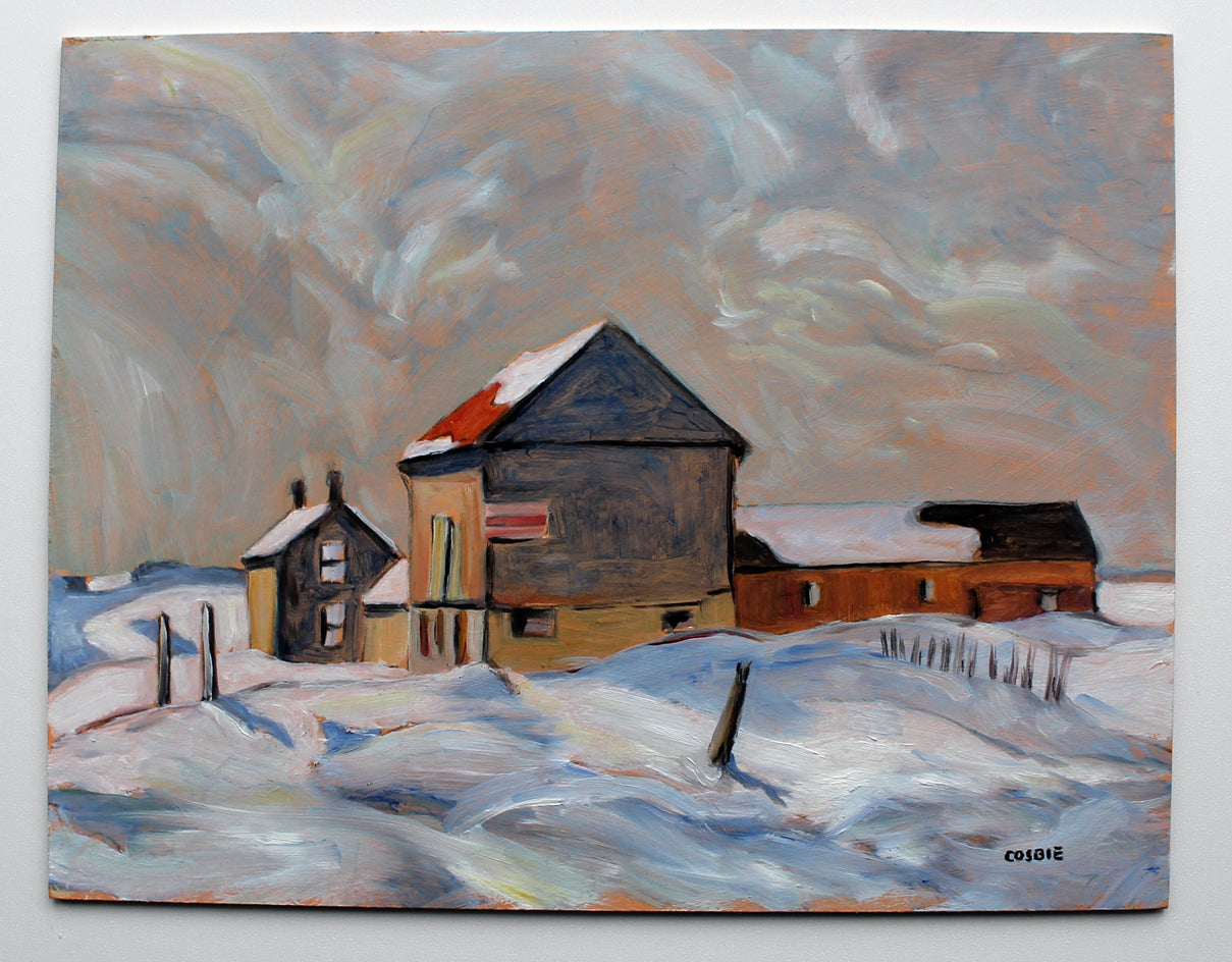 Winter Light, St Lawrence County, New York by Doug Cosbie |  Context View of Artwork 