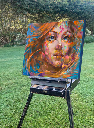 Constantly Dreaming by Dowa Hattem |  Side View of Artwork 