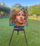 Original art for sale at UGallery.com | Constantly Dreaming by Dowa Hattem | $500 | oil painting | 15.7' h x 19.6' w | thumbnail 3