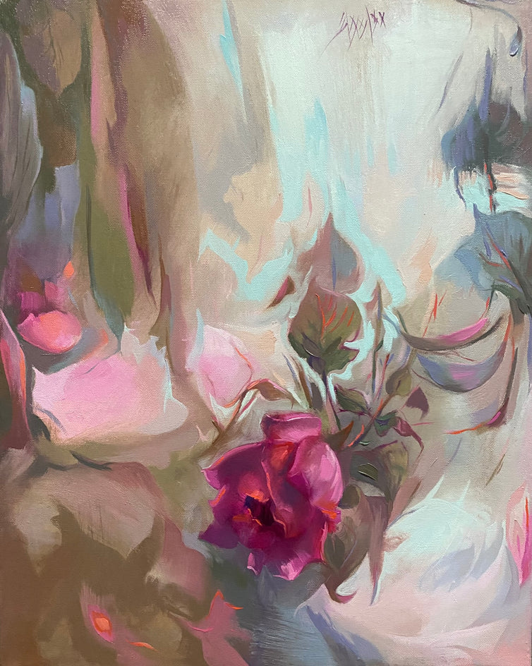 Fluttering Flowers by Dowa Hattem |  Artwork Main Image 