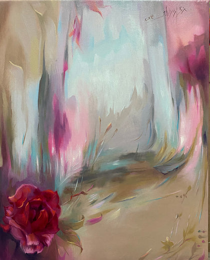 Fluttering Roses by Dowa Hattem |  Artwork Main Image 