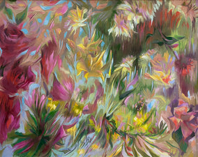 Original art for sale at UGallery.com | Glowing from Within by Dowa Hattem | $800 | oil painting | 23.6' h x 31.4' w