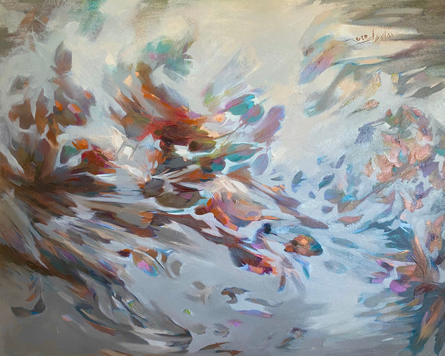 Hope Rising in Grey by Dowa Hattem |  Artwork Main Image 