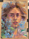 Original art for sale at UGallery.com | Delicate Portrait by Dowa Hattem | $400 | pastel artwork | 19.6' h x 13.7' w | thumbnail 3