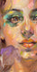 Original art for sale at UGallery.com | Soft Portrait by Dowa Hattem | $400 | pastel artwork | 19.6' h x 13.7' w | thumbnail 4
