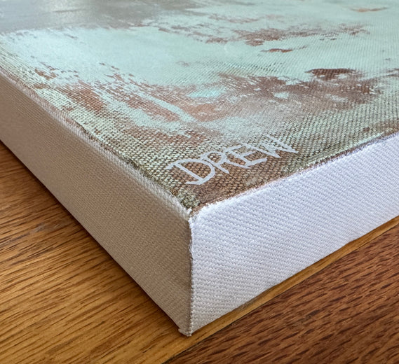 Beyond the Sea by Drew Noel Marin |  Side View of Artwork 