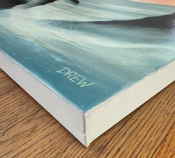 Crash into Me by Drew Noel Marin |  Side View of Artwork 