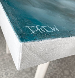 Diving In by Drew Noel Marin |  Side View of Artwork 