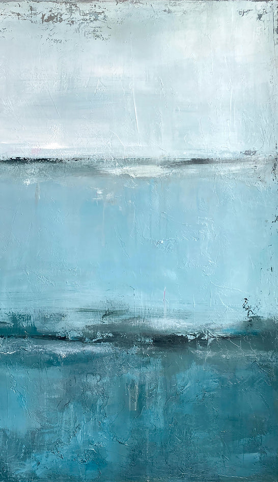 Diving In by Drew Noel Marin |  Closeup View of Artwork 
