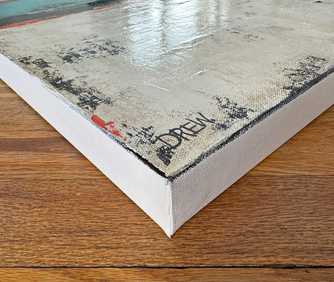 Fiery Spirit by Drew Noel Marin |  Side View of Artwork 