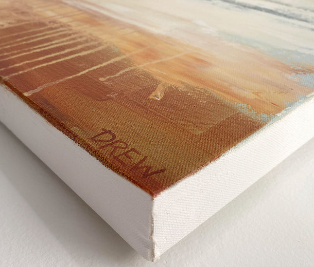 Silver Lining by Drew Noel Marin |  Side View of Artwork 