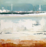 Original art for sale at UGallery.com | Silver Lining by Drew Noel Marin | $2,900 | acrylic painting | 36' h x 36' w | thumbnail 1