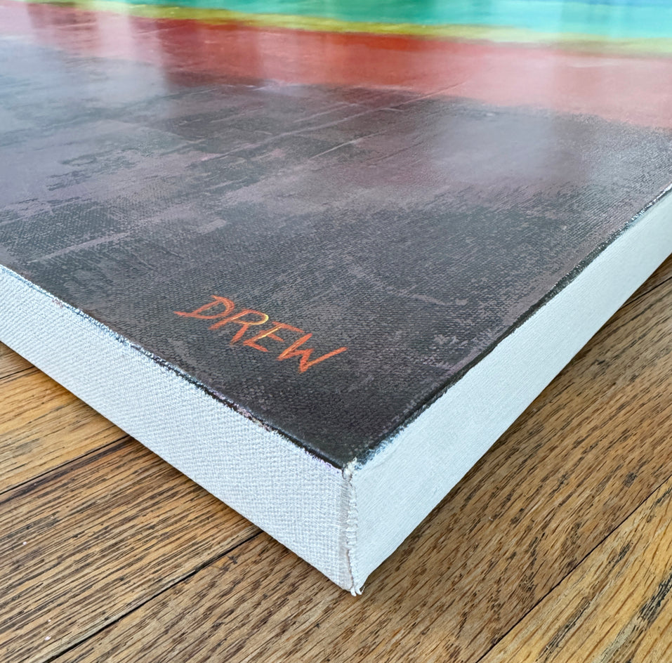 Unity by Drew Noel Marin |  Side View of Artwork 