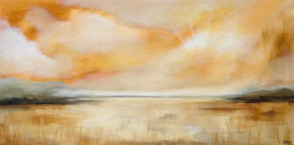 acrylic painting by Drew Noel Marin titled Whispers of Light