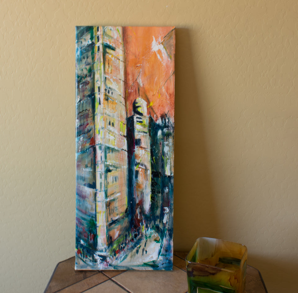 Manhattan Flatiron Building II by Sharon Sieben |  Context View of Artwork 