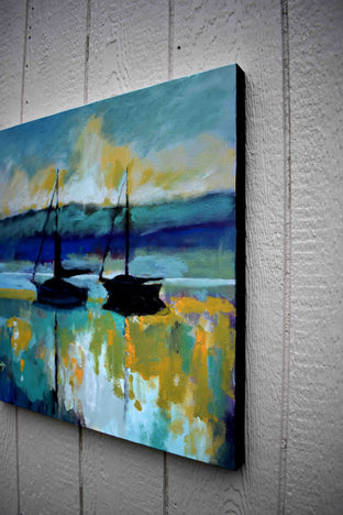 Harbor Pals by Kip Decker |  Side View of Artwork 