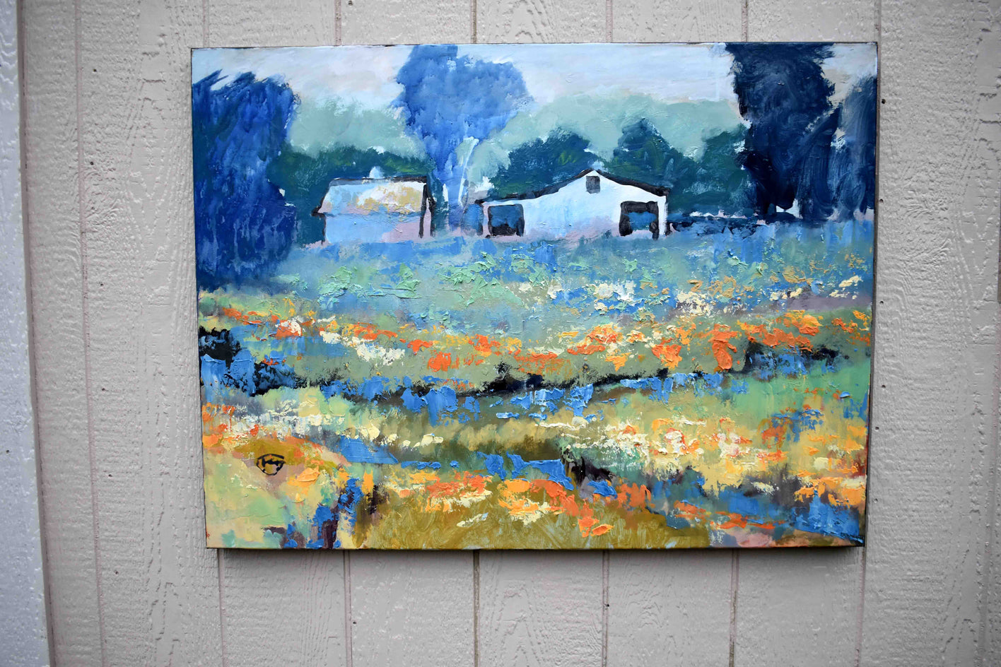 Near Half Moon Bay by Kip Decker |  Context View of Artwork 