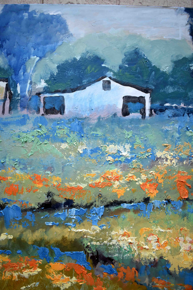 Near Half Moon Bay by Kip Decker |  Closeup View of Artwork 