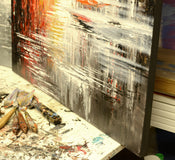 Original art for sale at UGallery.com | Rainmaker Incident by Tatiana Iliina | $3,050 | acrylic painting | 36' h x 30' w | thumbnail 2