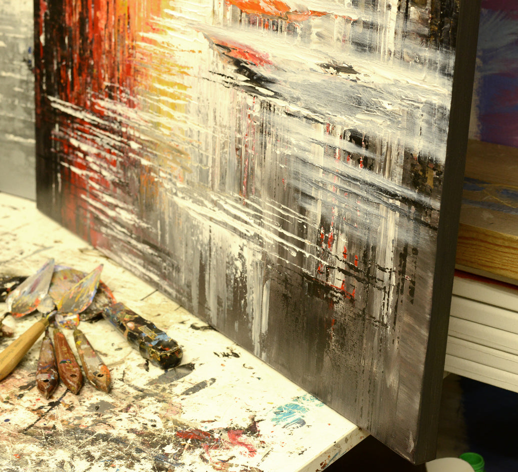 Rainmaker Incident by Tatiana Iliina |  Side View of Artwork 