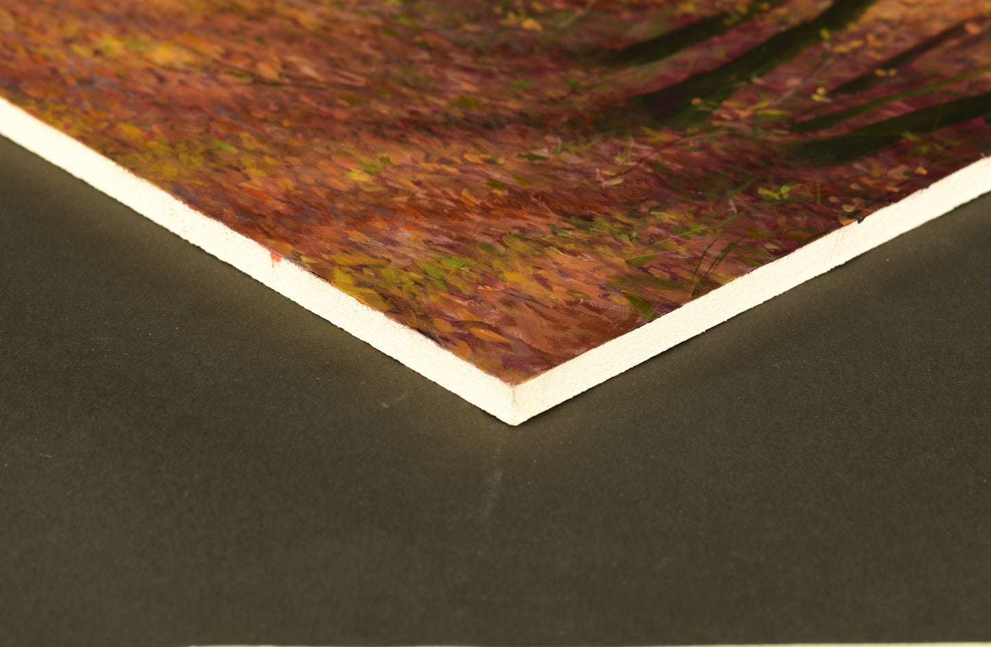 The Memory of Autumn by Dariusz Choinski |  Side View of Artwork 