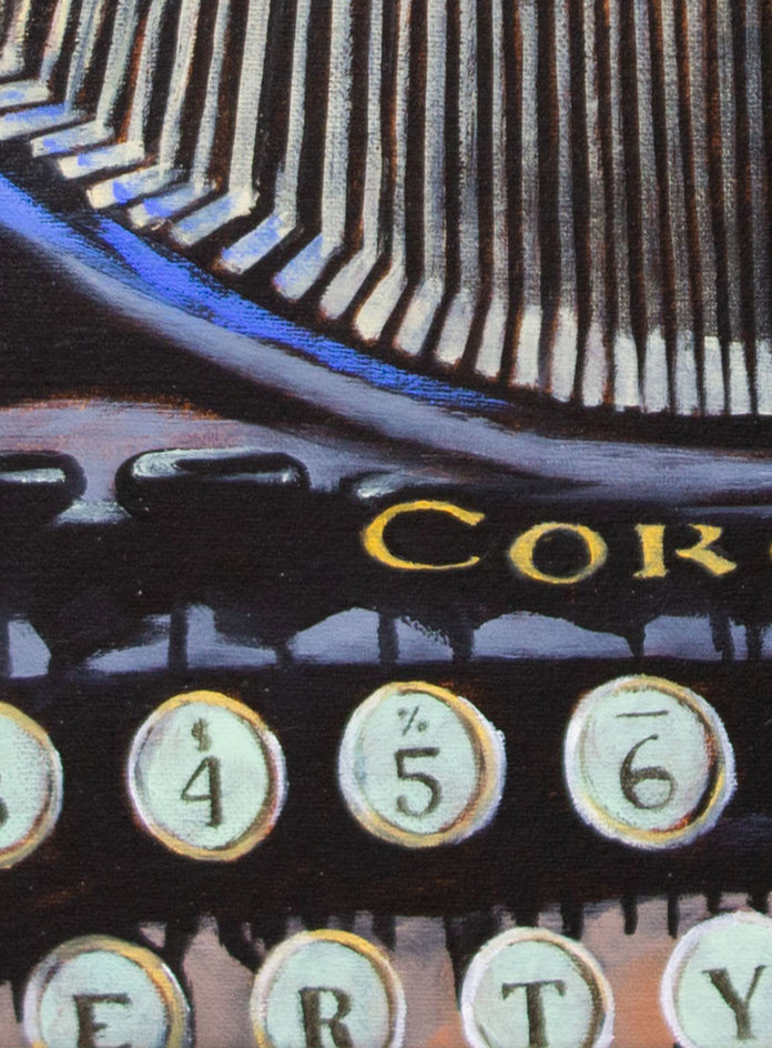 1928 Corona-4 by Duane Brown |  Closeup View of Artwork 