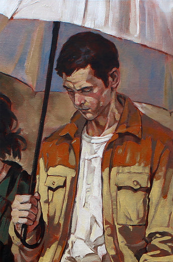 A Winter and Autumn by Duane Brown |   Closeup View of Artwork 