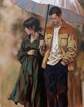Original art for sale at UGallery.com | A Winter and Autumn by Duane Brown | $2,650 | oil painting | 28' h x 22' w
