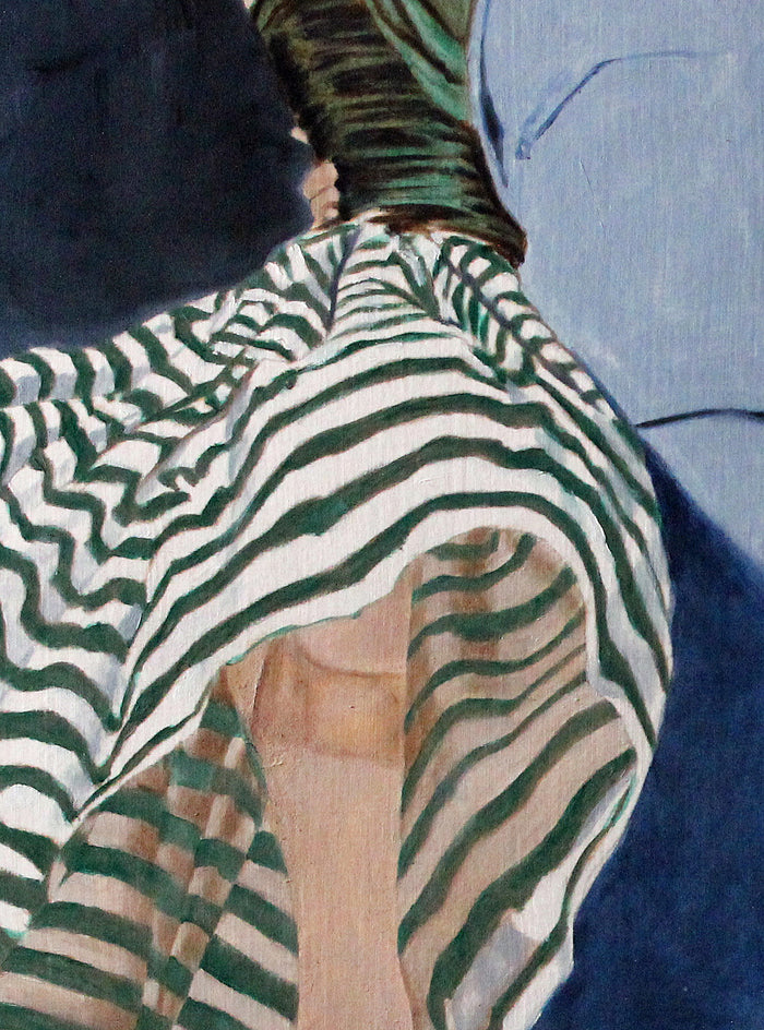 Apple Fruit-Stripe by Duane Brown |  Closeup View of Artwork 