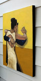 Original art for sale at UGallery.com | Argentine Tango by Duane Brown | $2,325 | oil painting | 30' h x 24' w | thumbnail 2