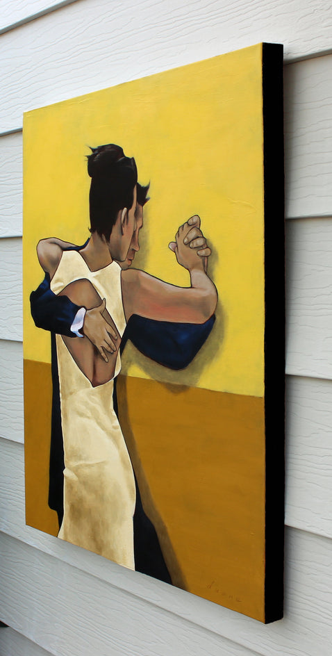 Argentine Tango by Duane Brown |  Side View of Artwork 