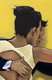 Original art for sale at UGallery.com | Argentine Tango by Duane Brown | $2,325 | oil painting | 30' h x 24' w | thumbnail 3