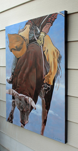 Attached by Duane Brown |  Side View of Artwork 