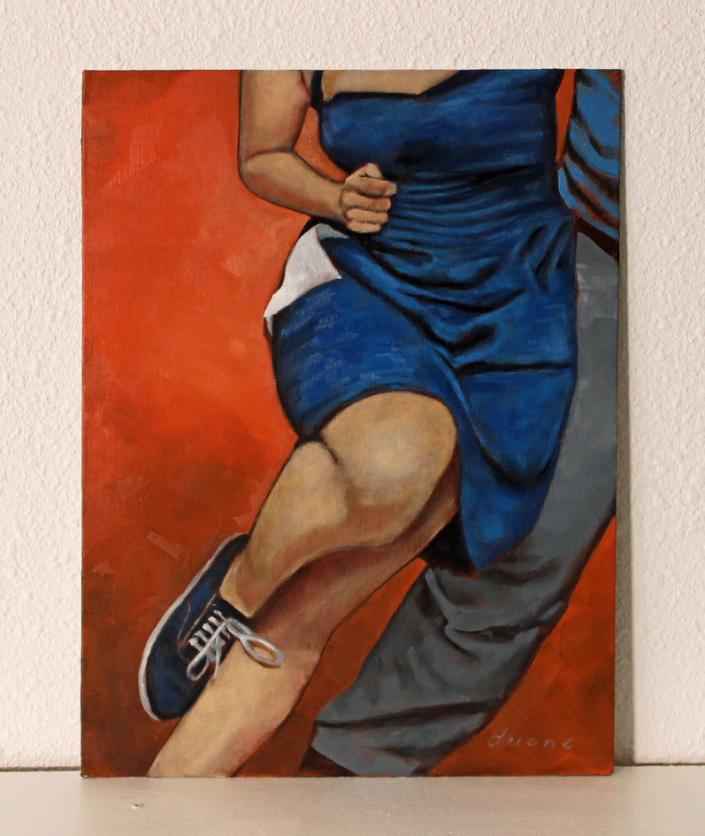 Blue Swing by Duane Brown |  Context View of Artwork 
