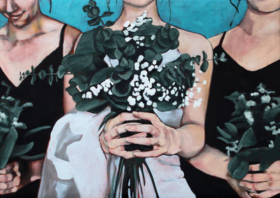 oil painting by Duane Brown titled Bride