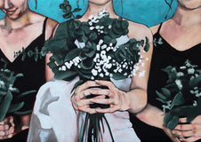Original art for sale at UGallery.com | Bride by Duane Brown | $1,550 | oil painting | 18' h x 25.5' w | thumbnail 1