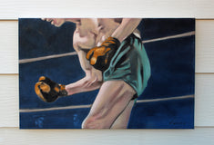 Original art for sale at UGallery.com | Butterfly by Duane Brown | $1,250 | oil painting | 16' h x 24' w | thumbnail 3