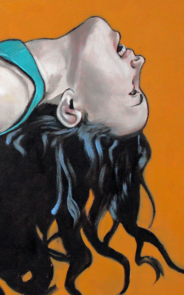 Cheese Dip by Duane Brown |  Closeup View of Artwork 