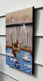 Original art for sale at UGallery.com | Coffee and Cigarettes by Duane Brown | $1,050 | oil painting | 20' h x 16' w | thumbnail 2