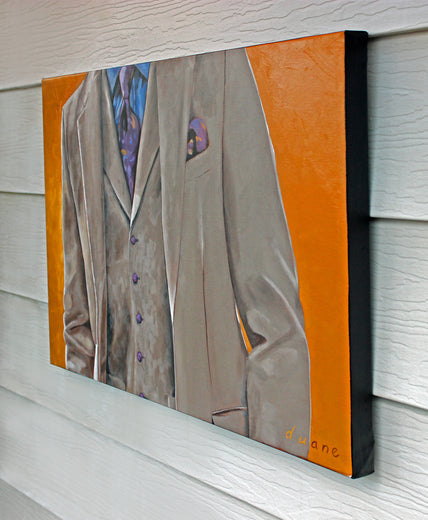Double Collar by Duane Brown |  Side View of Artwork 