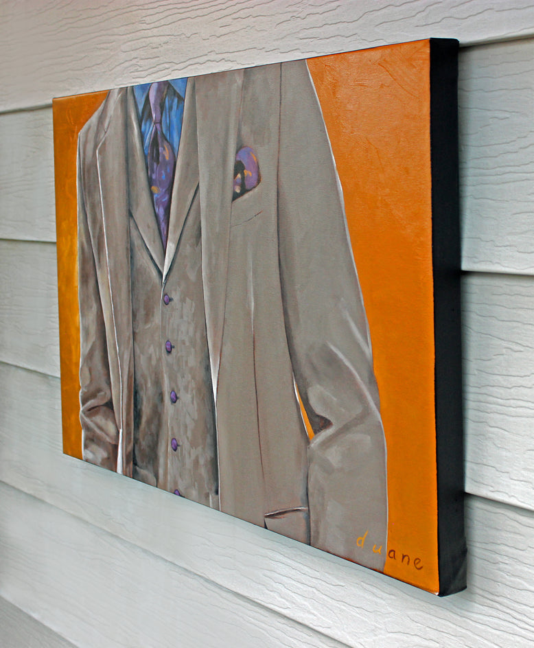Double Collar by Duane Brown |  Side View of Artwork 