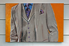Original art for sale at UGallery.com | Double Collar by Duane Brown | $1,325 | oil painting | 19.5' h x 29.62' w | thumbnail 3