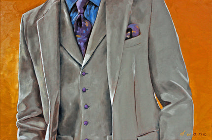 oil painting by Duane Brown titled Double Collar