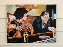 Original art for sale at UGallery.com | First Call by Duane Brown | $2,025 | oil painting | 22' h x 28' w | thumbnail 3