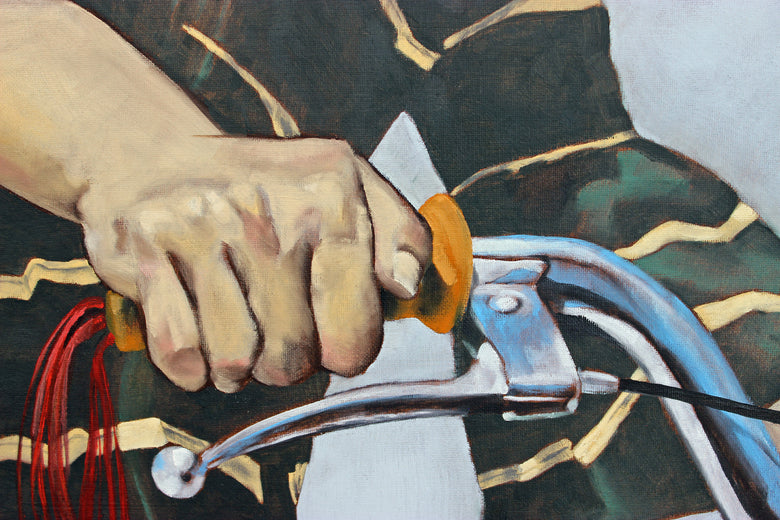 Handlebar by Duane Brown |   Closeup View of Artwork 
