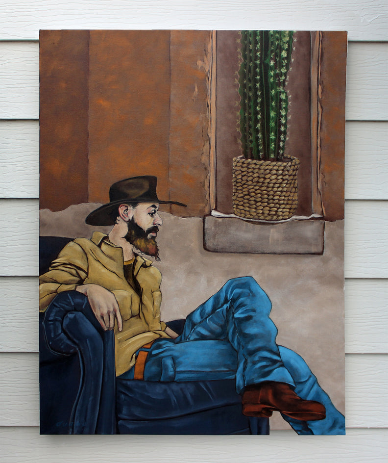 Hombre Duro by Duane Brown |  Context View of Artwork 
