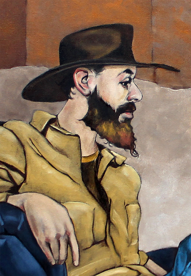 Hombre Duro by Duane Brown |  Closeup View of Artwork 