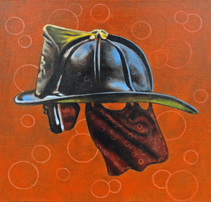 oil painting by Duane Brown titled Hotshot