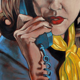 Original art for sale at UGallery.com | Reception by Duane Brown | $1,350 | oil painting | 20' h x 20' w | thumbnail 4