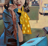 Original art for sale at UGallery.com | Reception by Duane Brown | $1,750 | oil painting | 20' h x 20' w | thumbnail 1
